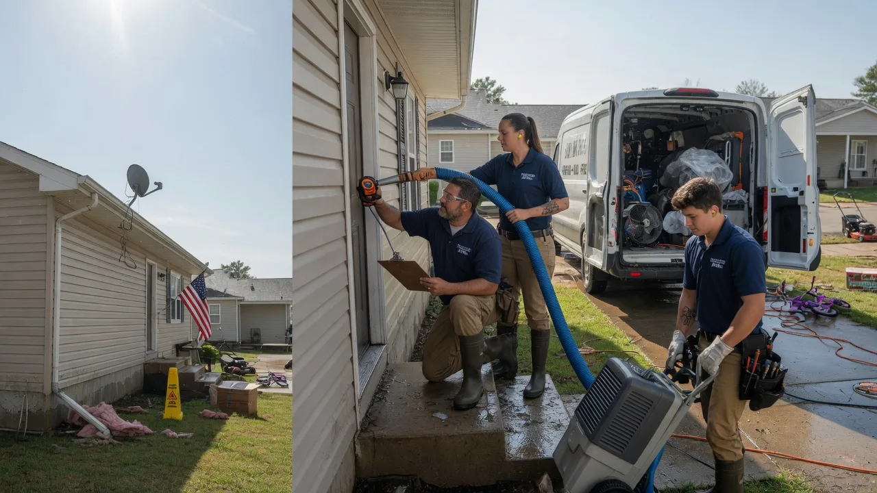 Ceiling Water Damage Restoration in Fort Ripley, MN near me